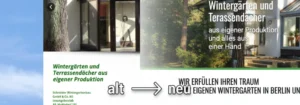 Relaunch der Webseite schneider-wintergarten.de - aus alt mach neu